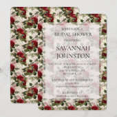 Cream Dragonflies en Rozen Vrijgezellenfeest Kaart (Voorkant / Achterkant)