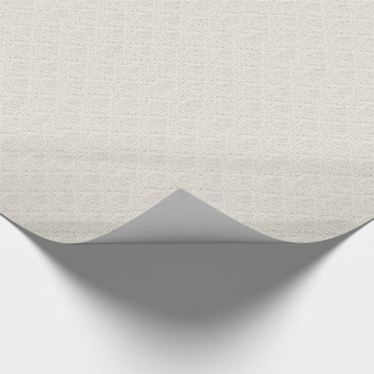 Cream Elegance Damask Cadeaupapier (Hoek)