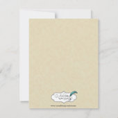 Cream en Black Ahoy! Pirate Halloween Party Kaart (Achterkant)