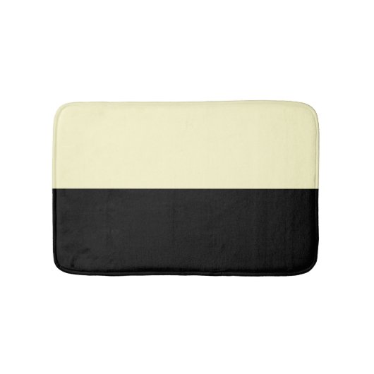 Cream en Black Badmat (Voorkant)