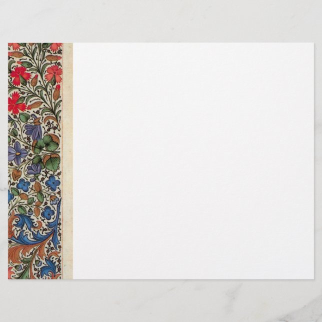 Cream en bloemen (Voorkant)