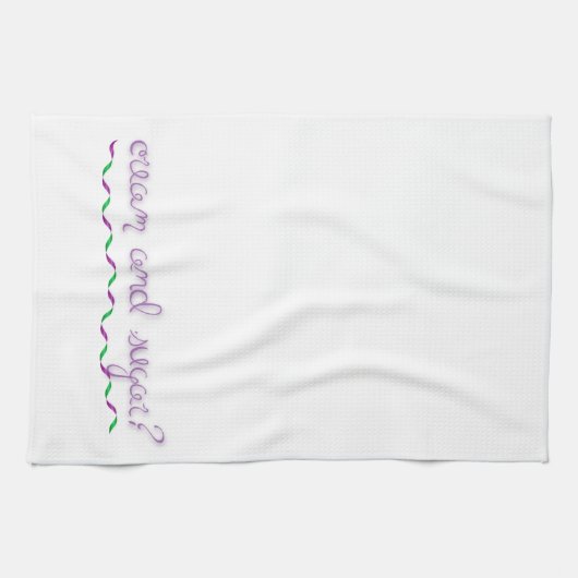 Cream en Sugar? Theedoek (Horizontaal)