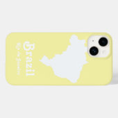 Cream Festive Brazilië Case-Mate iPhone Case (Achterkant (horizontaal))