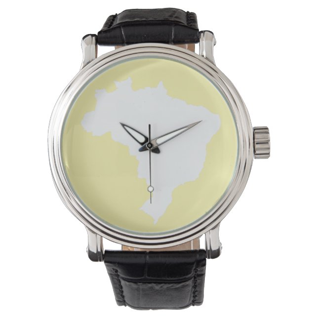 Cream Festive Brazilië Horloge (Voorkant)