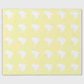 Cream Festive Brazilië op Emporio Moffa Cadeaupapier (Vlak)