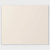 Cream Festive Christmas Solid Color  Cadeaupapier (Vlak)