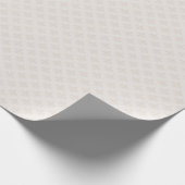 Cream Fleur-de-Lis Cadeaupapier (Hoek)