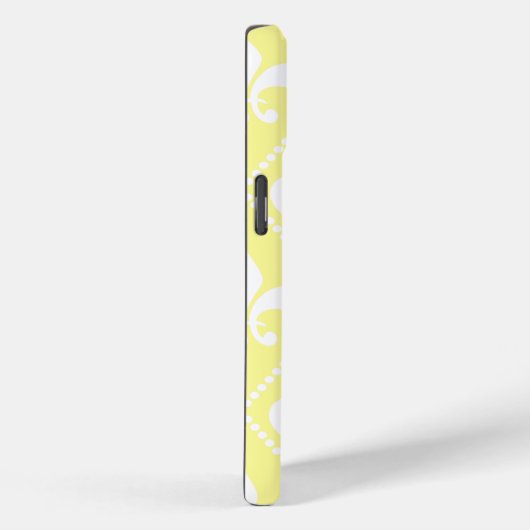Cream Fleur de Lis Case-Mate iPhone Case (Achterkant / Rechts)