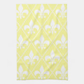 Cream Fleur de Lis Theedoek (Verticaal)