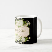 Cream Floral Happy Moederdag Mok (Voorkant rechts)