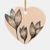 Cream Floral Ornament (Voorkant)