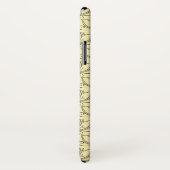 Cream Floral Pattern Case-Mate iPhone Case (Achterkant / rechts)