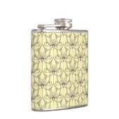 Cream Floral Pattern Heupfles (Rechts)