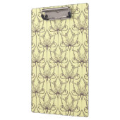 Cream Floral Pattern Klembord (Links)