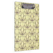 Cream Floral Pattern Klembord (Rechts)