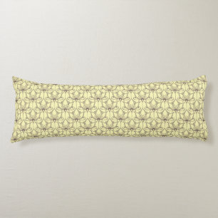 Cream Floral Pattern Lichaamskussen