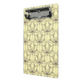 Cream Floral Pattern Mini Klembord (Angled2)