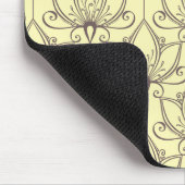Cream Floral Pattern Muismat (Hoek)