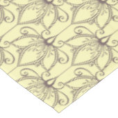 Cream Floral Pattern Tafelkleed (Gekanteld)