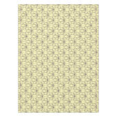 Cream Floral Pattern Tafelkleed (Voorkant)