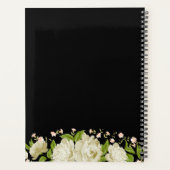 Cream Floral Planner. Moederdag cadeau Planner (Achterkant)