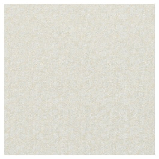 Cream Floral Stof (Close Up)