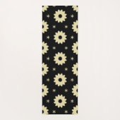 Cream Floral  Yogamat (Achterkant)