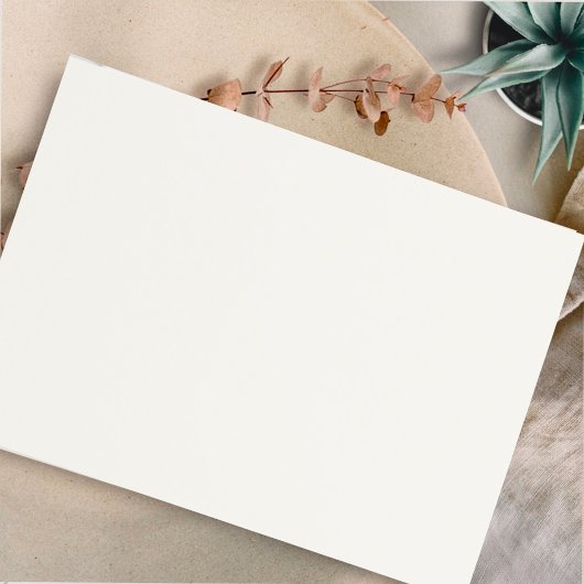 Cream Flowery Cross Modern Script Doop Kaart