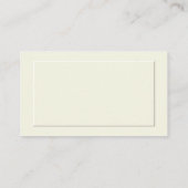 Cream Formele Plaats Kaarten Plaatskaartje (Achterkant)