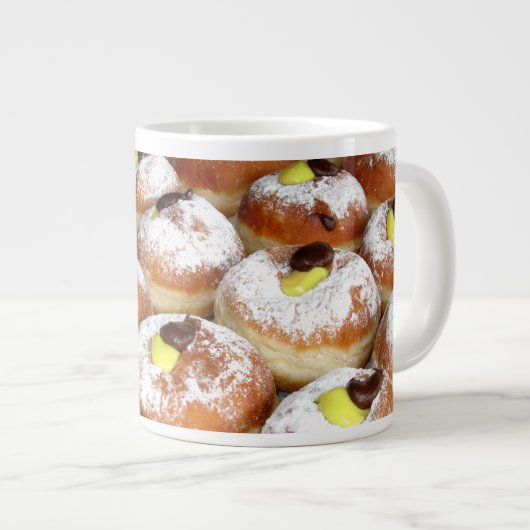 Cream Fred Sufganiyot Grote Koffiekop (Voorkant rechts)