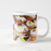 Cream Fred Sufganiyot Grote Koffiekop (Rechts)