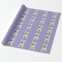 Cream French Bulldog, Cadeaupapier