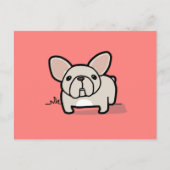 Cream Frenchie Briefkaart (Voorkant)