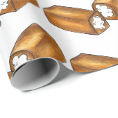 Cream Fult Snack Cake Junk Food Twinkie Cakes Cadeaupapier (Rol Hoek)