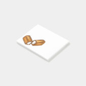 Cream Fult Snack Cake Junk Food Twinkie Post Post-it® Notes (Schuin)