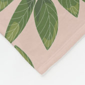 Cream Garden Harmony Large Fleece Deken (Hoek)