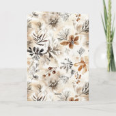 Cream Gingerbread Christmas Tree with Star Kaart (Achterkant)