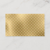Cream Gold Foil QR-code RSVP Weduwwebsite Informatiekaartje (Achterkant)