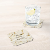 Cream Gold Koeienhuid Animal Kartonnen Onderzetters (Insitu)