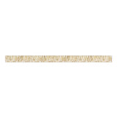 Cream Gold Zebra afdrukken Grosgrain Lint (Voorkant)