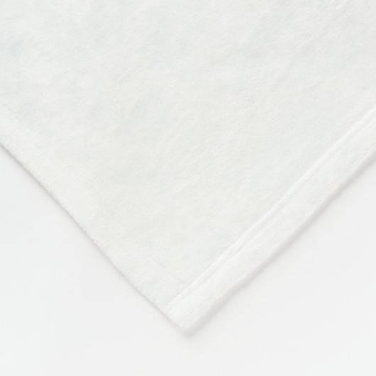 Cream Golden Retriever Dog Blue Snowy Christmas Fleece Deken (Hoek)