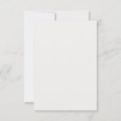Cream Goud Boho Tekst Trouw RSVP Kaartje (Achterkant)
