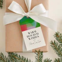 Cream Green Red Modern Art Abstracte Vakantie