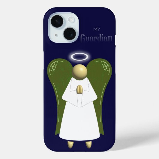 Cream Guardian Angel Case-Mate iPhone Case (Achterkant)