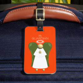 Cream Guardian Angel (dubbelzijdig) Bagagelabel