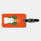 Cream Guardian Angel (dubbelzijdig) Bagagelabel (Voorkant horizontaal)