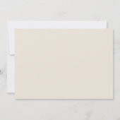 Cream-handschrift geannuleerd bruiloft kaart (Achterkant)