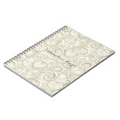 Cream Hearts Notitieboek (Linkerzijde)