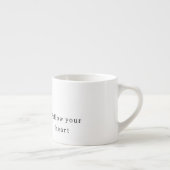 Cream Hedgehog Apple Heart Espresso Kop (Rechts)