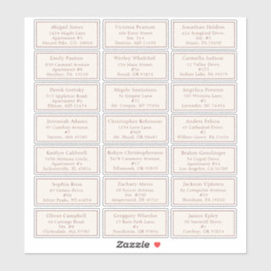 Cream  Herfst Baby shower Gastadres Sticker